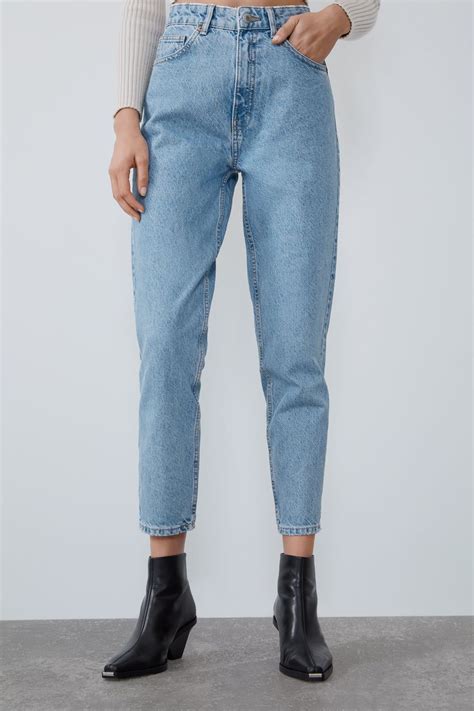 zara mom fit jeans|zara high waisted mom jeans.